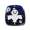 Halloween Theme Opaque Printed Acrylic Pendants OACR-G013-03B-1