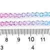 Gradient Color Baking Paint Glass Bead Strands LS-DGLA-A039-T4mm-A06-5