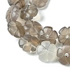 Natural Grey Agate Bead Strands G-H023-B20-01-4