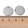 Non-Tarnish 304 Stainless Steel Pendants STAS-Q308-09K-P-3