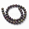 Natural Dragon Blood Jasper Bead Strands G-P214-05-10mm-2