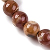 Natural Fire Crackle Agate Beads Strands G-G163-A01-02-4