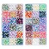 540Pcs 18 Style Rainbow ABS Plastic & Acrylic Imitated Pearl Beads DIY-YW0008-08-5