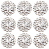 AHADERMAKER 30Pcs Alloy Rhinestone Cabochons ALRI-GA0001-09S-1