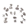 Non-Tarnish 304 Stainless Steel Stud Earring Findings STAS-I183-08A-P-1