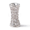 Eco-Friendly Rack Plating Brass Micro Pave Cubic Zirconia Beads KK-F835-26A-P-1