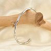 Non-Tarnish 304 Stainless Steel Cuff Bangles BJEW-H323-01P-1