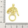 Brass Micro Pave Cubic Zirconia Pendants KK-K354-16C-G-3