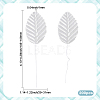 Handmade Silk Cloth Artificial Leaf AJEW-WH20070-073D-2