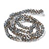 Electroplate Glass Beads Strands EGLA-A034-T6mm-J16-2