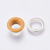 Iron Grommet Eyelet Findings IFIN-WH0023-C09-1