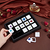 Rectangle Paper Loose Diamond Organizer Trays CON-WH0095-80-3