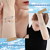10Pcs Adjustable 201 Stainless Steel Expandable Bangle Making STAS-SC0008-09-5