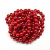 Baking Paint Crackle Glass Bead Strands DGLA-Q023-8mm-YS31-3
