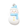 Christmas Opaque Resin Pendants X-RESI-G043-A02-2