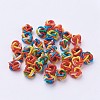 Nylon Cord Woven Beads NWIR-F005-14R-1