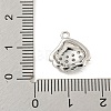 Rack Plating Brass Micro Pave Clear Cubic Zirconia Charms KK-P277-10P-3