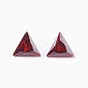 Cubic Zirconia Pointed Back Cabochons ZIRC-WH0001-A11-1