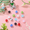 16Pcs 8 Colors Handmade Lampwork Beads LAMP-TA0002-10-5