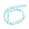 Macaron Color Natural Selenite Beads Strands G-B102-A01-06-2