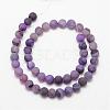 Natural Druzy Geode Agate Bead Strands G-K166-09-10mm-07-2