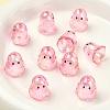 10Pcs Transparent Acrylic Bead Caps TACR-YW0003-23B-1