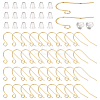 200Pcs Brass Earring Hooks KK-ME0001-25-1