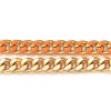 Two Tone Handmade Brass Curb Chains X-CHC-I035-01G-07-2