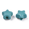 Spray Painted Acrylic Beads MACR-S373-45-O08-3