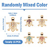 16Pcs Alloy Rhinestone Connector Charms ALRI-TA0001-37-2