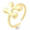 Rack Plating Brass Open Cuff Rings RJEW-S394-01G-K-2