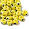 Handmade Evil Eye Lampwork Beads LAMP-F021-01-06-1