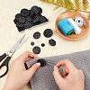 36Pcs 3 Style 1-Hole Alloy Shank Buttons BUTT-GA0001-02EB-3