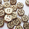 Art Buttons in Round Shape with 4-Hole for Kids NNA0YWY-1