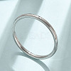 304 Stainless Steel Plain Band Rings STAS-I160-E04-P-1