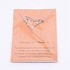 Alloy Rhinestone Pendants Necklaces NJEW-WH0007-02B-4
