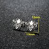 Bees 201 Stainless Steel Stud Earrings FS-WGD71BE-03-2