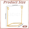 Alloy Crystal Ball Holders ODIS-WH0078-95G-2