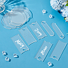 1Set Acrylic Name Sign Plate DIY-GA0006-73A-4