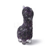 Resin Alpaca Display Decoration DJEW-P021-B02-3