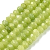 Dyed Natural Malaysia Jade Rondelle Beads Strands G-E316-2x4mm-41-1