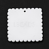 Opaque Acrylic Pendants SACR-P014-12A-4