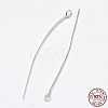 925 Sterling Silver Eye Pins STER-F018-02B-3