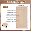 Poplar Wood Sheets & Rings DIY-WH0530-13-2