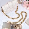2Pcs 2 Style CCB Plastic Rectangle Cross Chain Bag Straps AJEW-CA0003-30-5