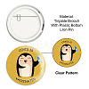 Tinplate Brooch JEWB-WH0012-035-3