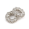 Brass Micro Pave Clear Cubic Zirconia Beads CU-CBA6A75-27P-2