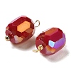 Glass Charms KK-M266-04G-02-2