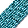 Natural Magnesite Beads Strands G-K244-02-4mm-01-2