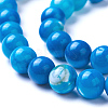 Natural Agate Beads Strands G-G754-09-8mm-3